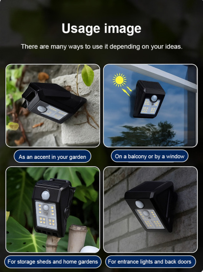 ☀️Smart Motion-Sensing Solar Clip Light with – Power That Lasts