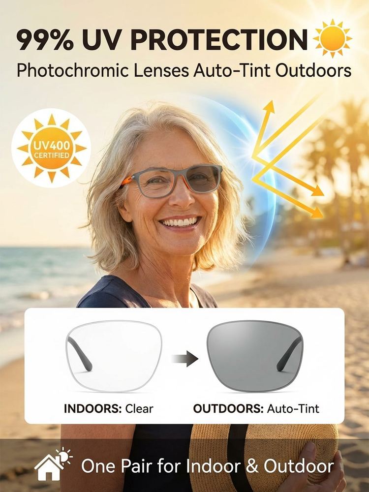 🚀 THE TECH REVOLUTION FOR YOUR EYES! 👓✨ 4-in-1: Auto-focusing reading glasses + Premium sunglasses + Night vision glasses + Sports glasses! 🤯