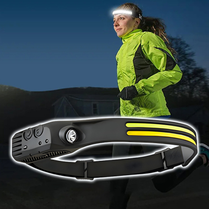 Wave Sensor Intelligent COB Headlamp