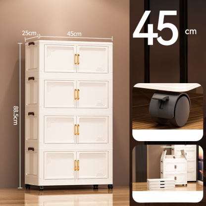Large Foldable Wardrobe – Anniversary Deal: 50% Off & Free Wheels!