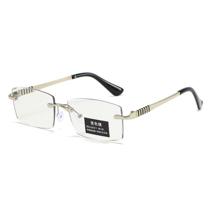 Frameless Photochromic Anti-Blue Light Reading Glasses
