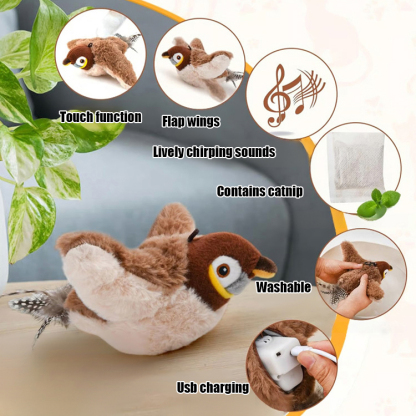 Simulated Electric Shaking Bird Toy