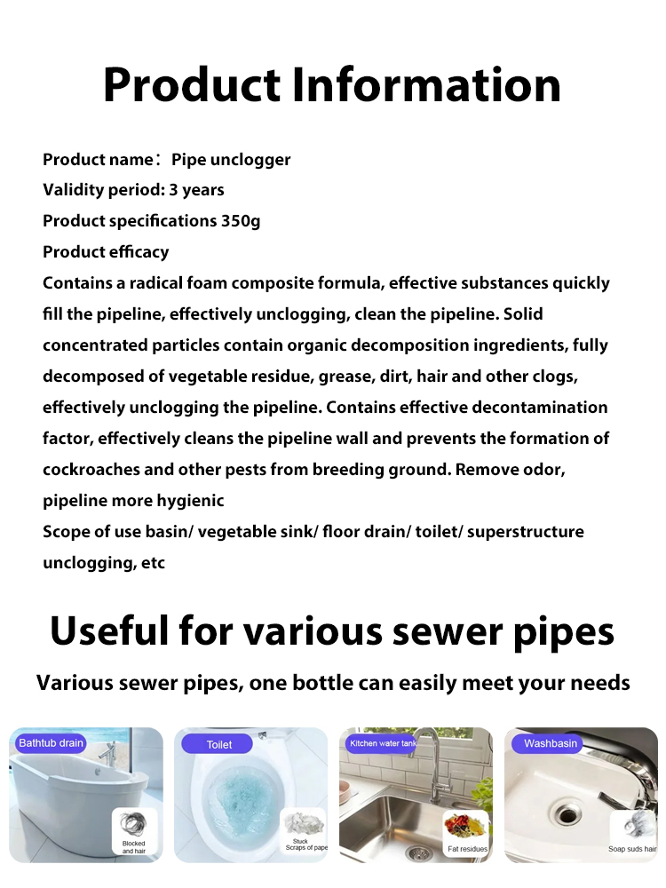 🚿 Unclog Any Drain in 3 Seconds – No Plunger, No Plumber! 🚿NASA-Level Nano Tech • Kills Odors & Bacteria • Safe for All Pipes