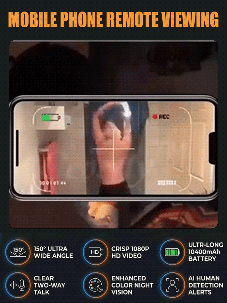 🕵️‍♂️ Invisible Wireless HD Camera – Zero Setup, Zero Fees, Total Peace of Mind