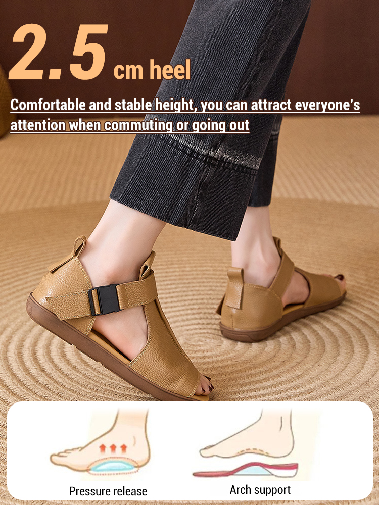 【Handmade in Kobe, Japan】Genuine Leather Sandals – 50% Off for a Limited Time!
