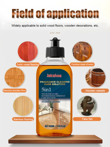 🌟 Mirror-Gloss Hardwood Cleaner –Old Floors → Brand New in 3 Seconds! ✨