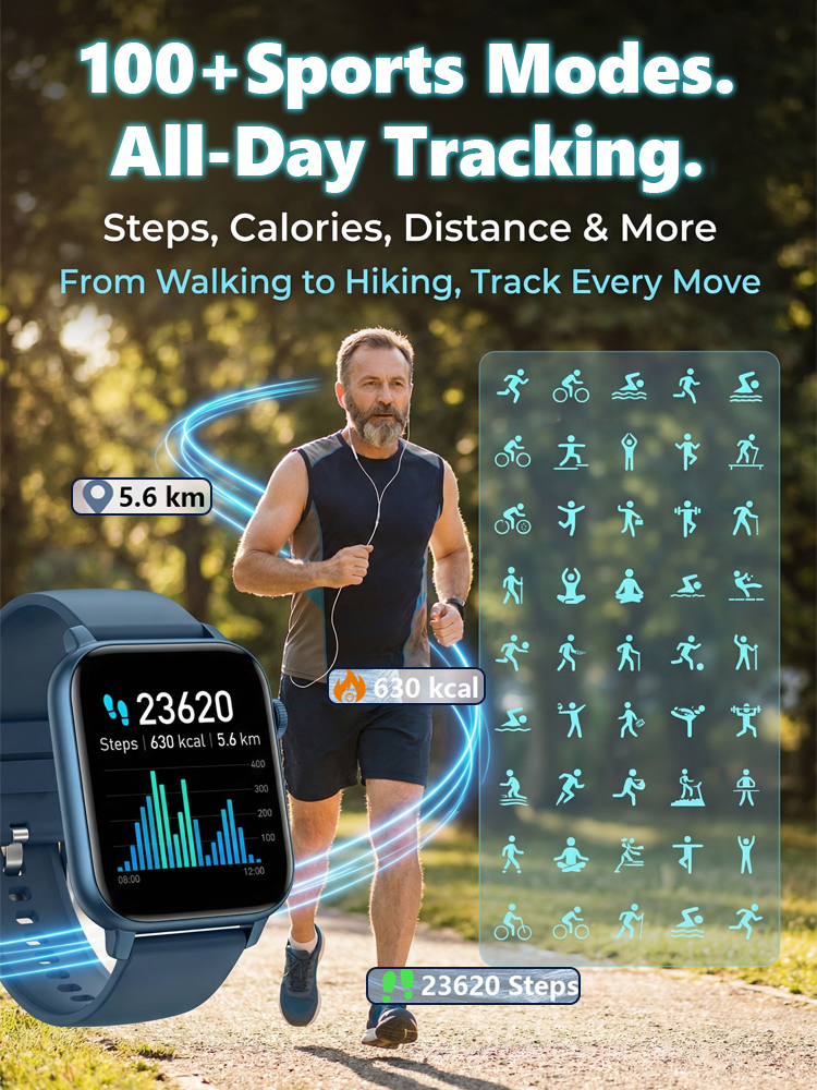 SM29 AI Smartwatch for Blood Glucose Measurement