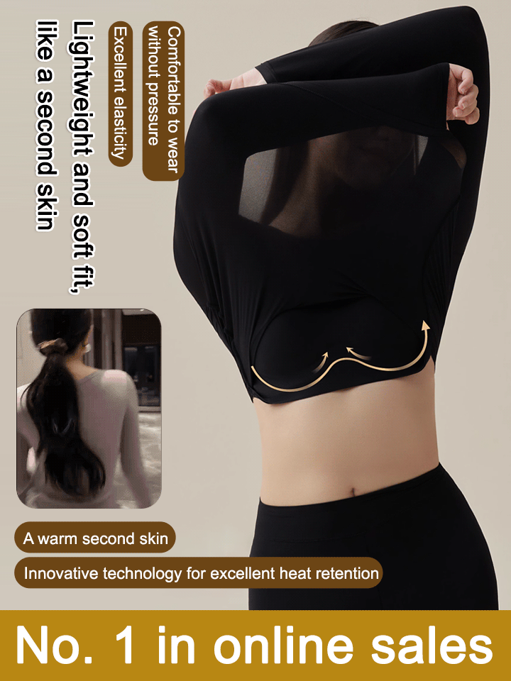 【500% warmth technology🔥】Integrated Bra Cup Hyaluronic Acid Skin Care Undershirt💖All you need in winter is this one piece