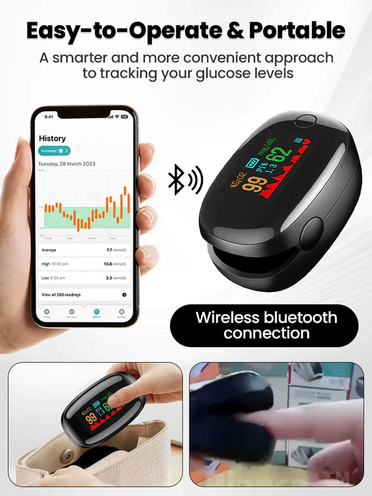  Finger Pulse Oximeter