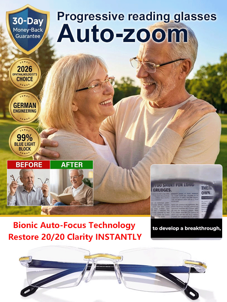 Auto-Focus Multifocal Reading Glasses