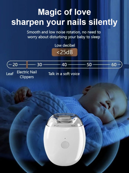 【Essential for Homes with Babies and Elderly】Electric Nail Grinder