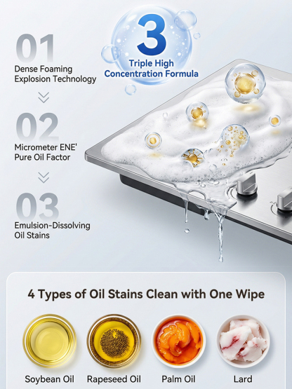  [1L Extra Large Capacity, One Year Use] Heavy Grease Cleaner