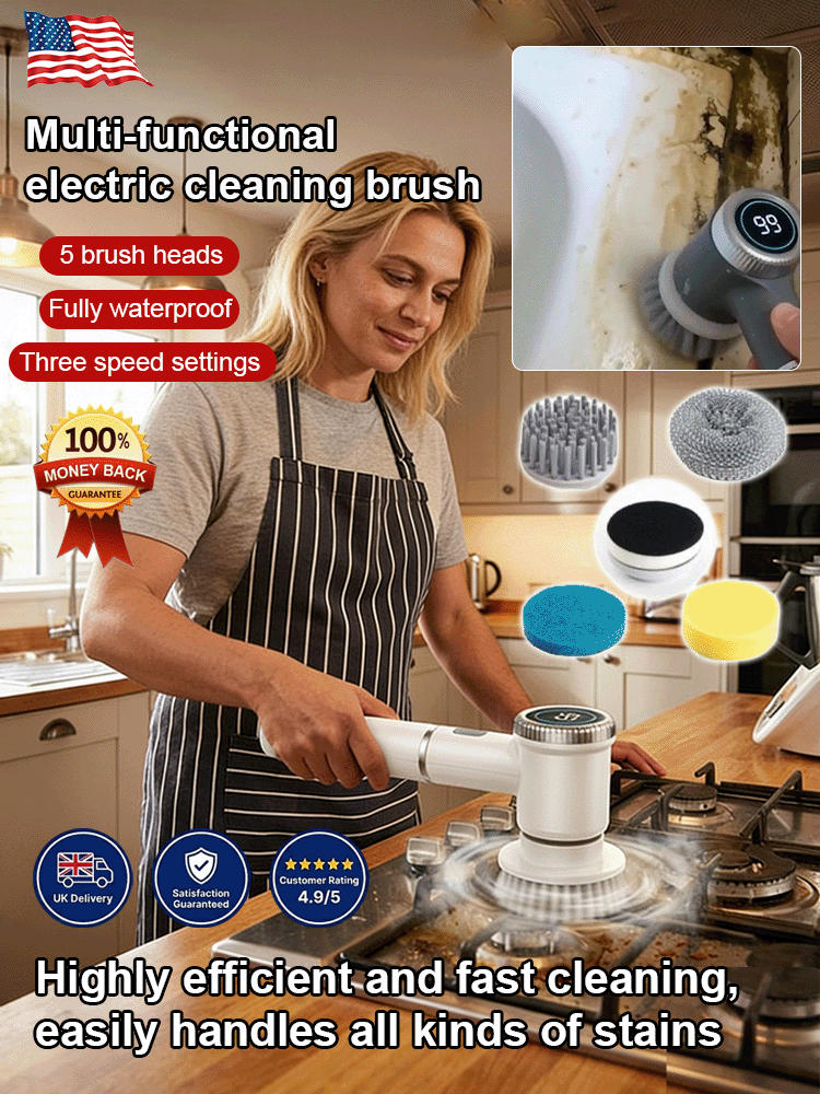 Multifunctional Electric Cleaning Brush Set