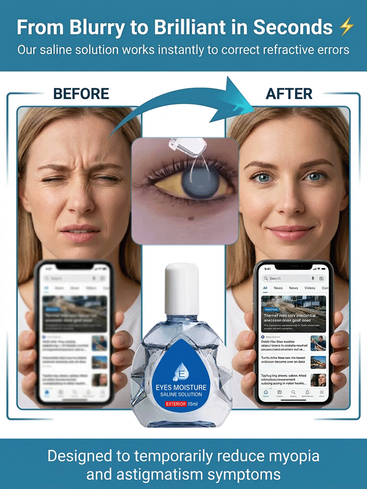 Instant correction for clear eyesight