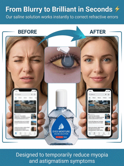 Instant correction for clear eyesight