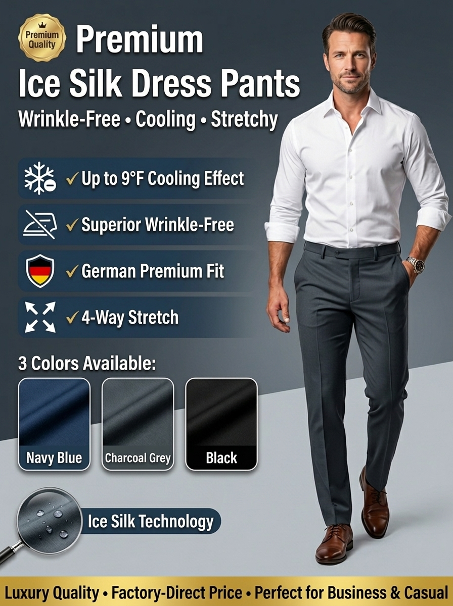 ❄️ Icy-Cool Comfort Pants – Where Cool Meets Confidence