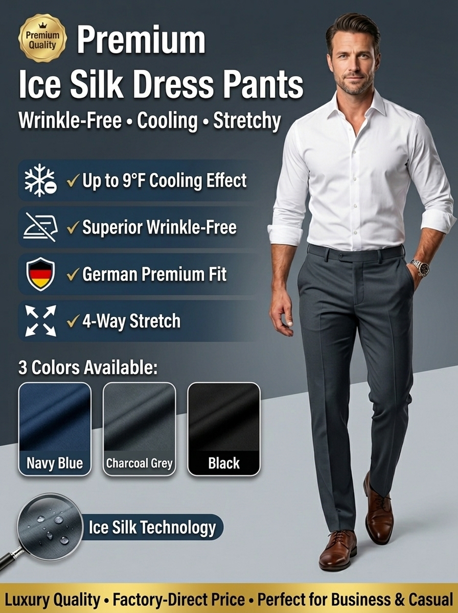 ❄️ Icy-Cool Comfort Pants – Where Cool Meets Confidence