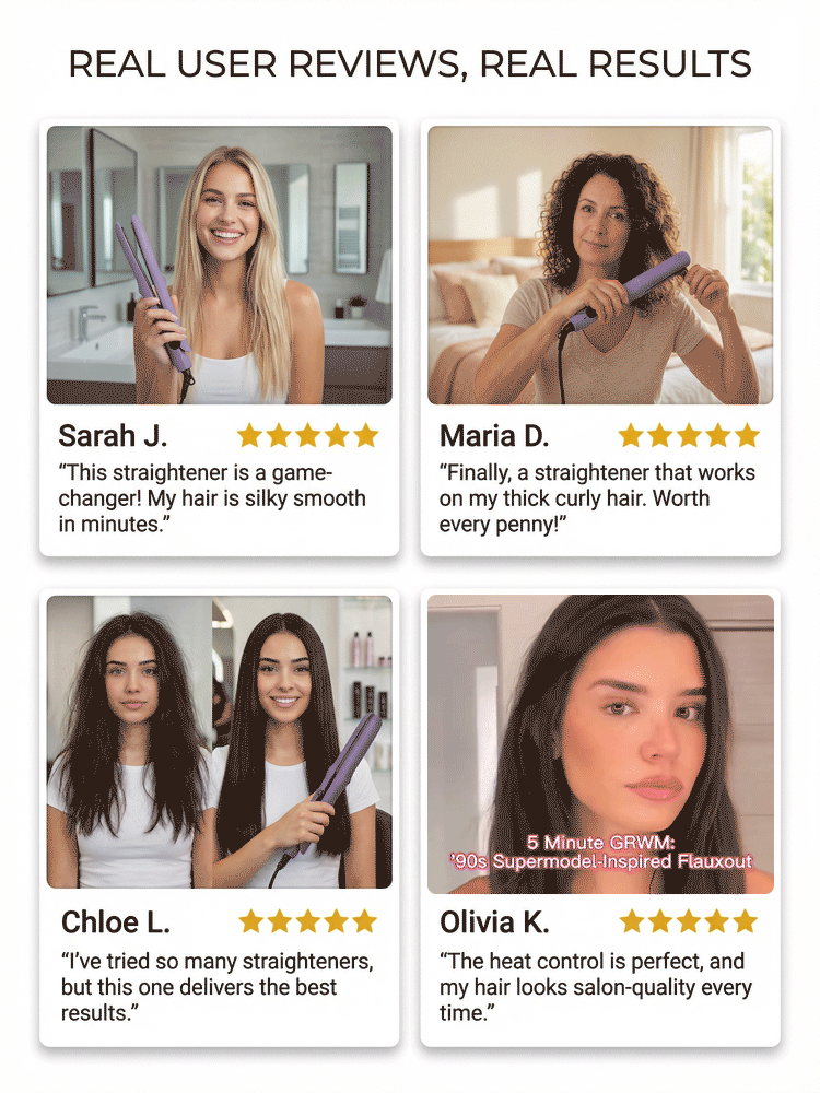 Mini Ceramic Hair Straightener