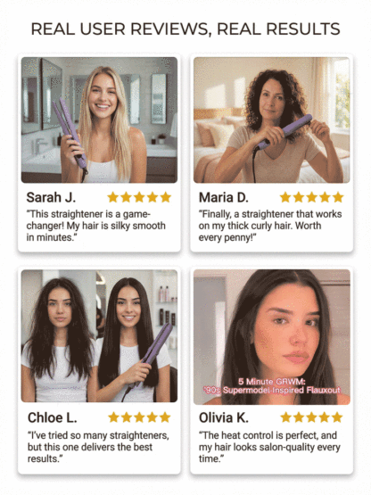 Mini Ceramic Hair Straightener