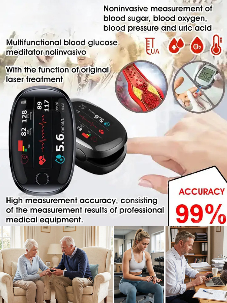  Finger Pulse Oximeter