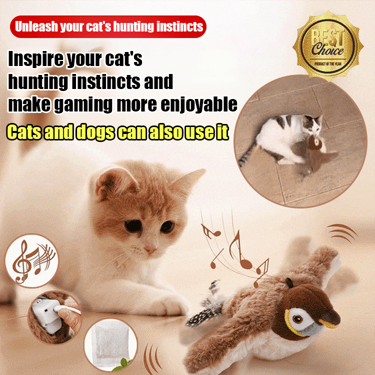 Simulated Electric Shaking Bird Toy