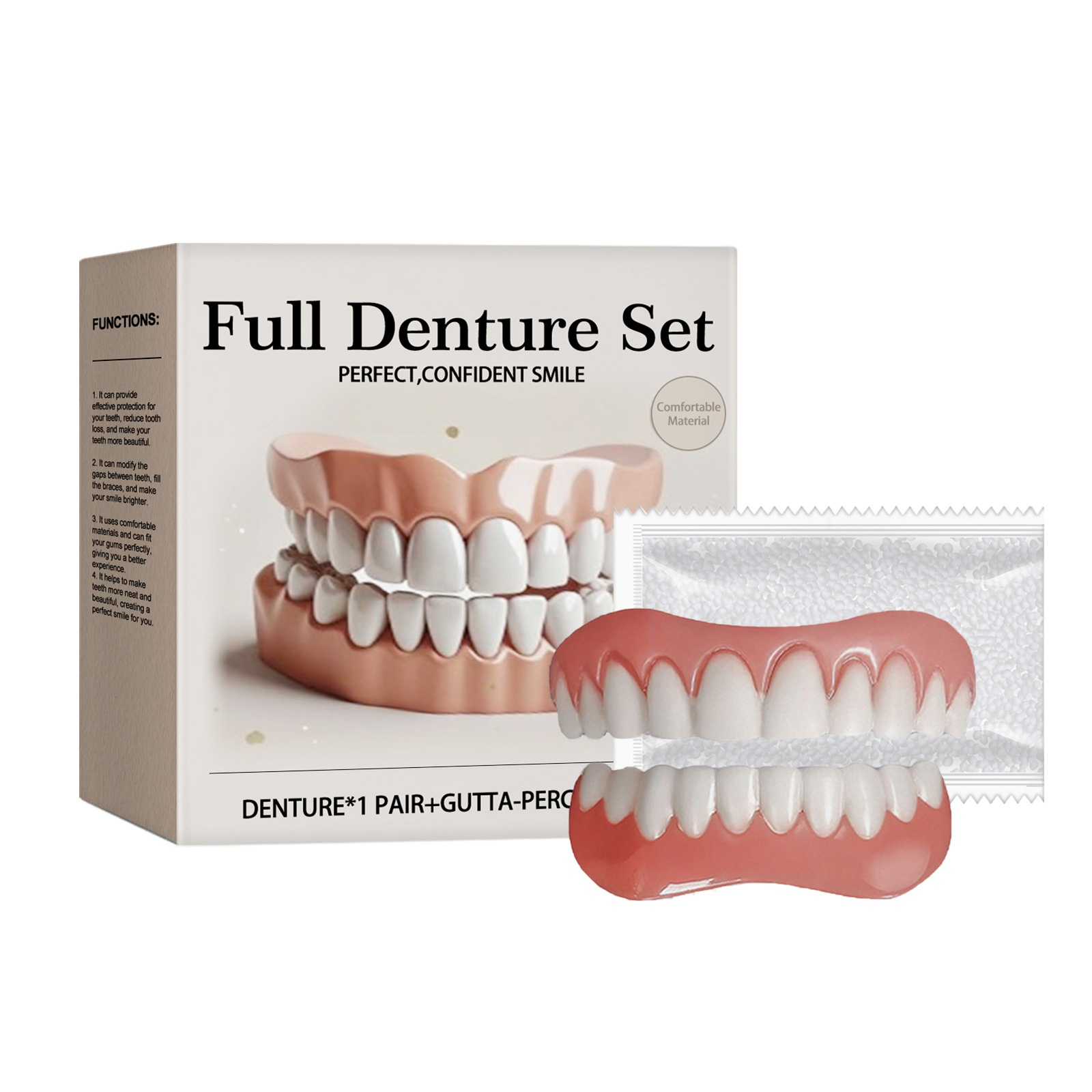 Denture cosmetic set