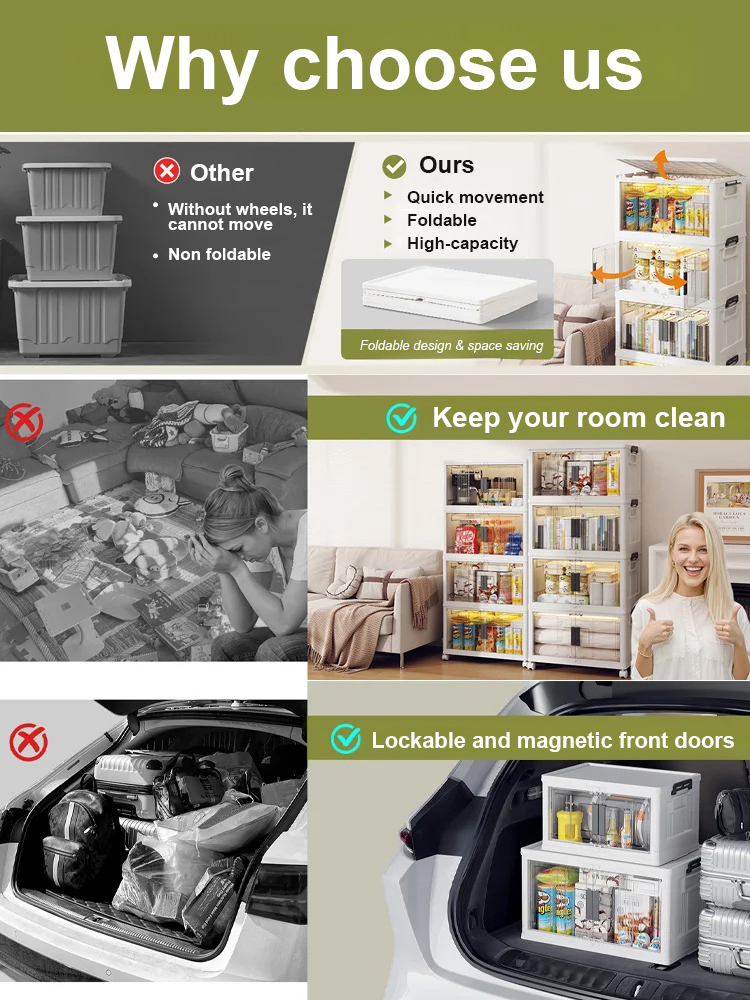 Large Foldable Wardrobe – Anniversary Deal: 50% Off & Free Wheels!