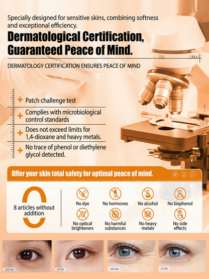 Anti-wrinkle eye serum oil. If those wrinkles don't fade, you don't pay.---Apply nightly for best results, wrinkles vanish without a trace. Satisfaction guaranteed.