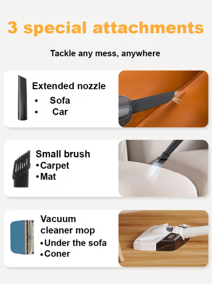 ✨Cordless handheld five-in-one vacuum cleaner & Mop | Powerful, All-Round Cleaning | 30-Day Risk-Free Return