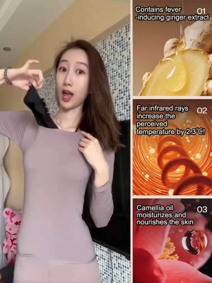 【500% warmth technology🔥】Integrated Bra Cup Hyaluronic Acid Skin Care Undershirt💖All you need in winter is this one piece