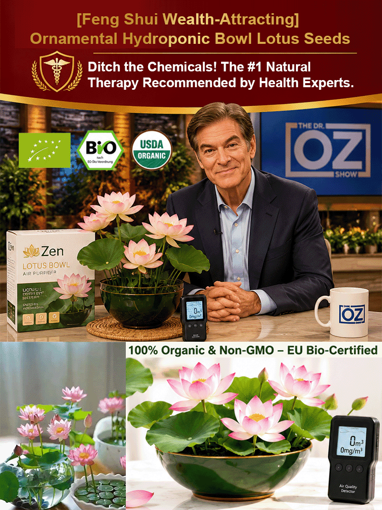 ✨ The World’s First Self-Cleaning, Air-Purifying Lotus — Blooms in 10 Days, Thrives Anywhere! ✨