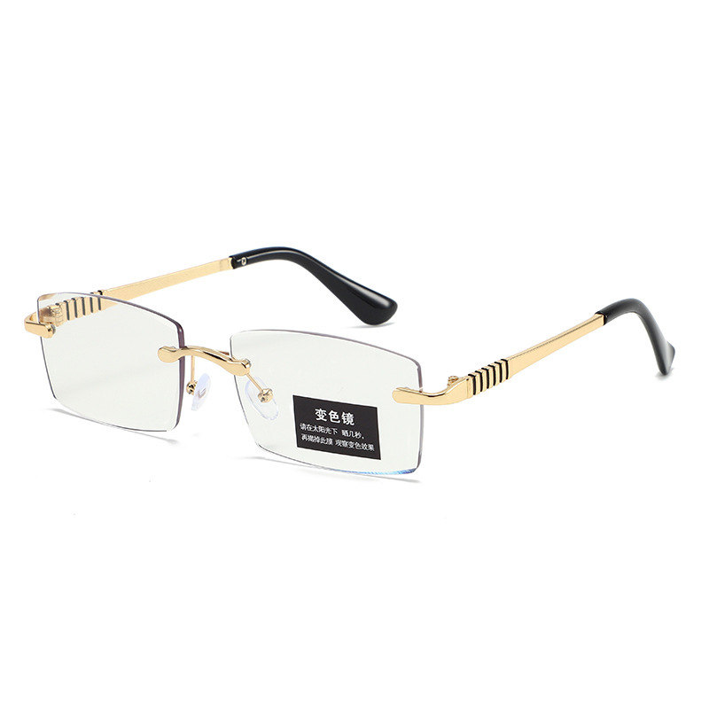Frameless Photochromic Anti-Blue Light Reading Glasses