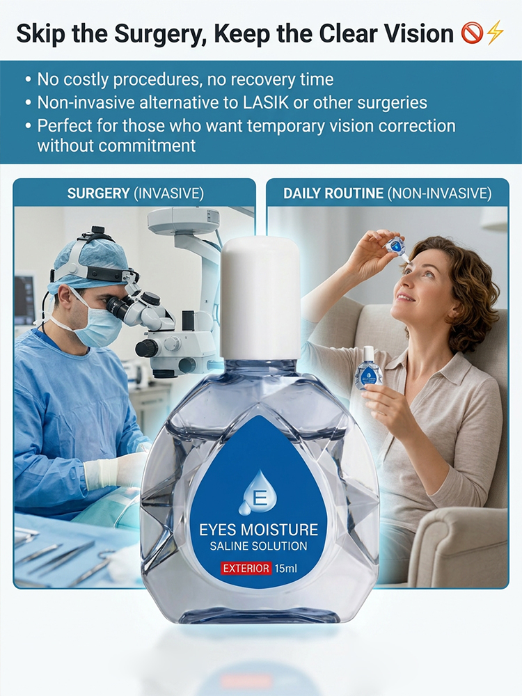 Instant correction for clear eyesight