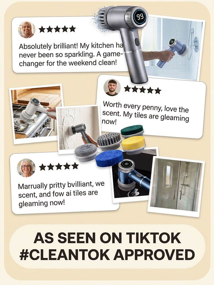 Multifunctional Electric Cleaning Brush Set