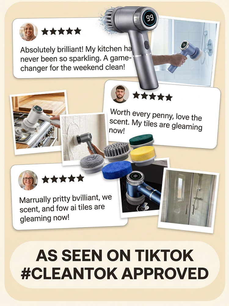 Multifunctional Electric Cleaning Brush Set