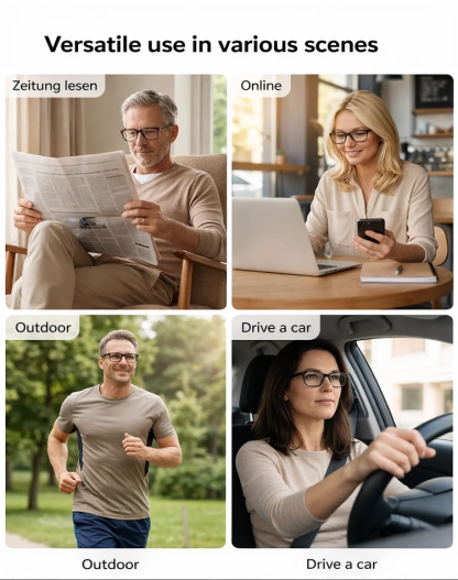 👓 Ophthalmologist-Recommended | Sabae Precision Eyewear Auto-Focus Reading Glasses with Blue Light Protection • No Eye Exam Needed • Adjustable from –10.0 to +10.0 Diopters • Ultra-Lightweigh