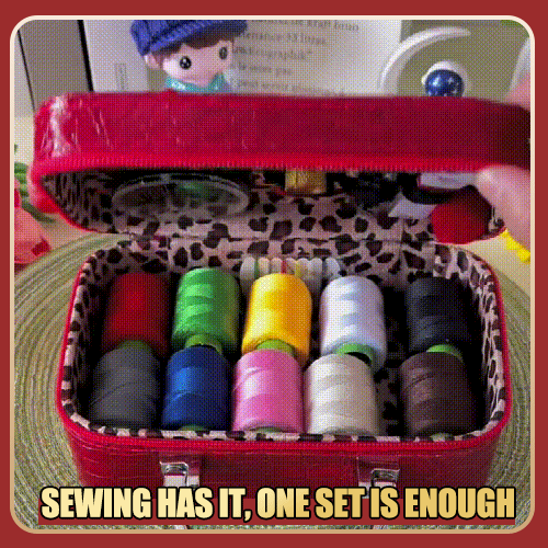 Portable Sewing Kit Needlework Box