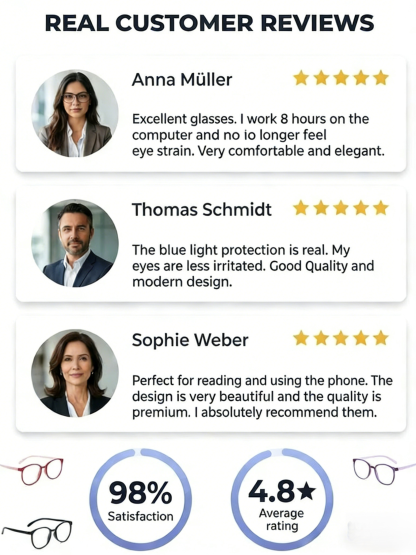 【No Eye Exam Required】 Ultra-light adaptive reading glasses with blue light filter ✨ Automatically adjusts to your vision in 0.01 seconds—covers a range from 0 to –10.00 diopters.