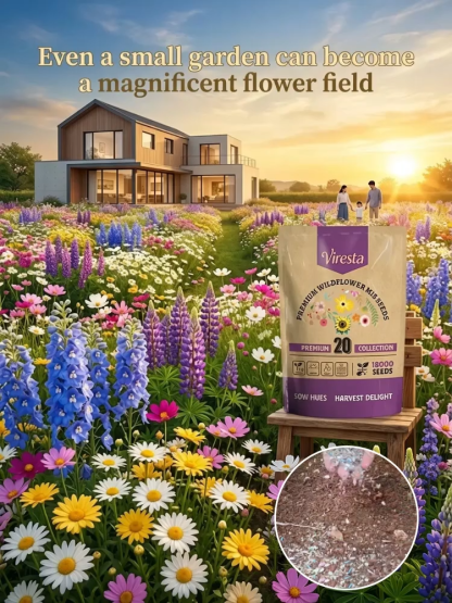 🌸 4-Season Blooming Flower Seeds – Mixed Colors, Never Fade!