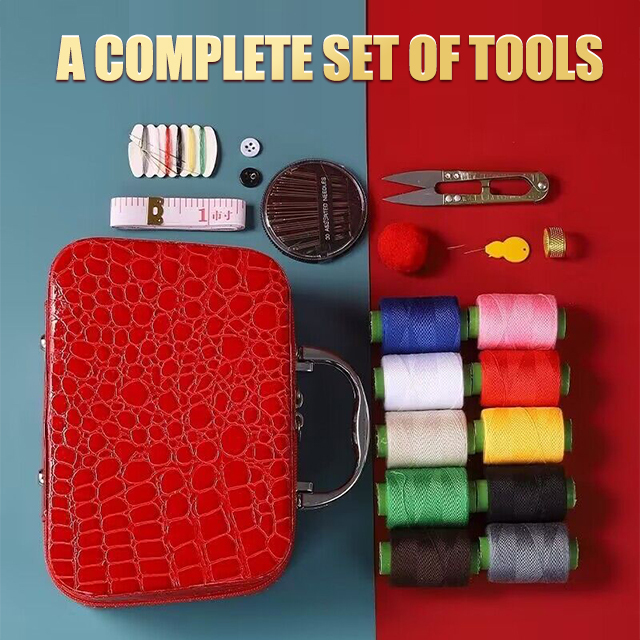 Portable Sewing Kit Needlework Box