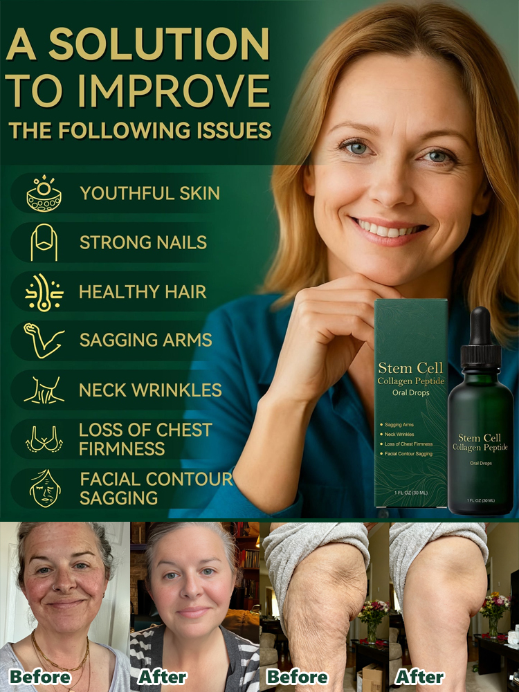 "Drink to Youth: Stem Cell Collagen Peptide Oral Drops"