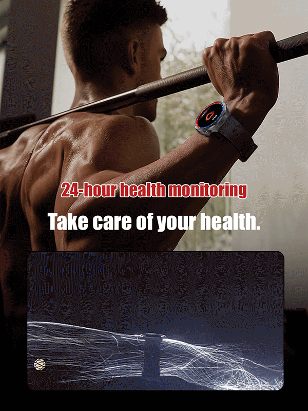 ⌚️Smart Touchscreen Watch, 24/7 Health Monitoring, Battery Life Up to 10 Days