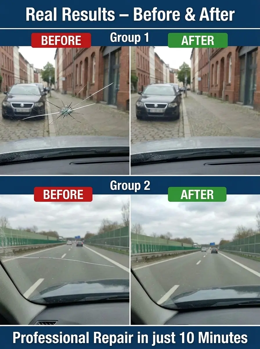 🌟 Invisible Glass Repair in Minutes! ✨ Say goodbye to cracks — no expensive replacements needed!
