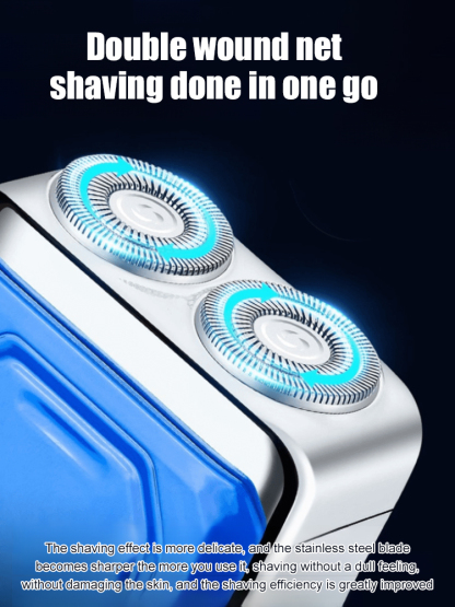 ✂️✂️✂️Digital display mini portable shaver, shave clean and you will look 20 years younger 🔋Ultra-long battery life, instant clean with one shave, easy rinse for cleaning, compact size, and highly portable.