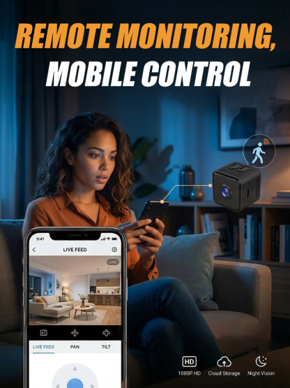 🕵️‍♂️ Invisible Wireless HD Camera – Zero Setup, Zero Fees, Total Peace of Mind