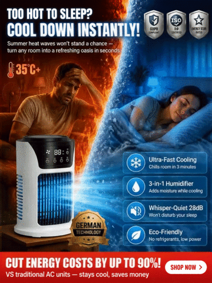 [2026 Bestseller in Europe and America] Instant-Cooling Air Conditioner for Home [Perfect for Hot Climates!]