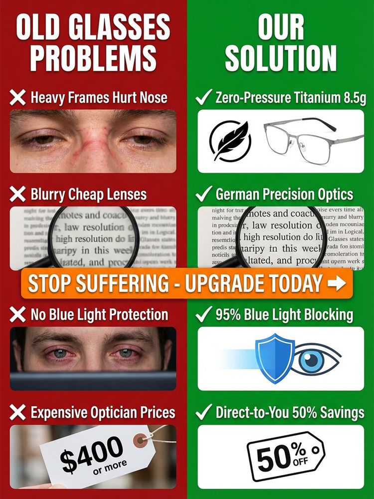 🚀 THE TECH REVOLUTION FOR YOUR EYES! 👓✨ 4-in-1: Auto-focusing reading glasses + Premium sunglasses + Night vision glasses + Sports glasses! 🤯