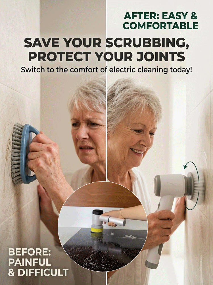 Multifunctional Electric Cleaning Brush Set