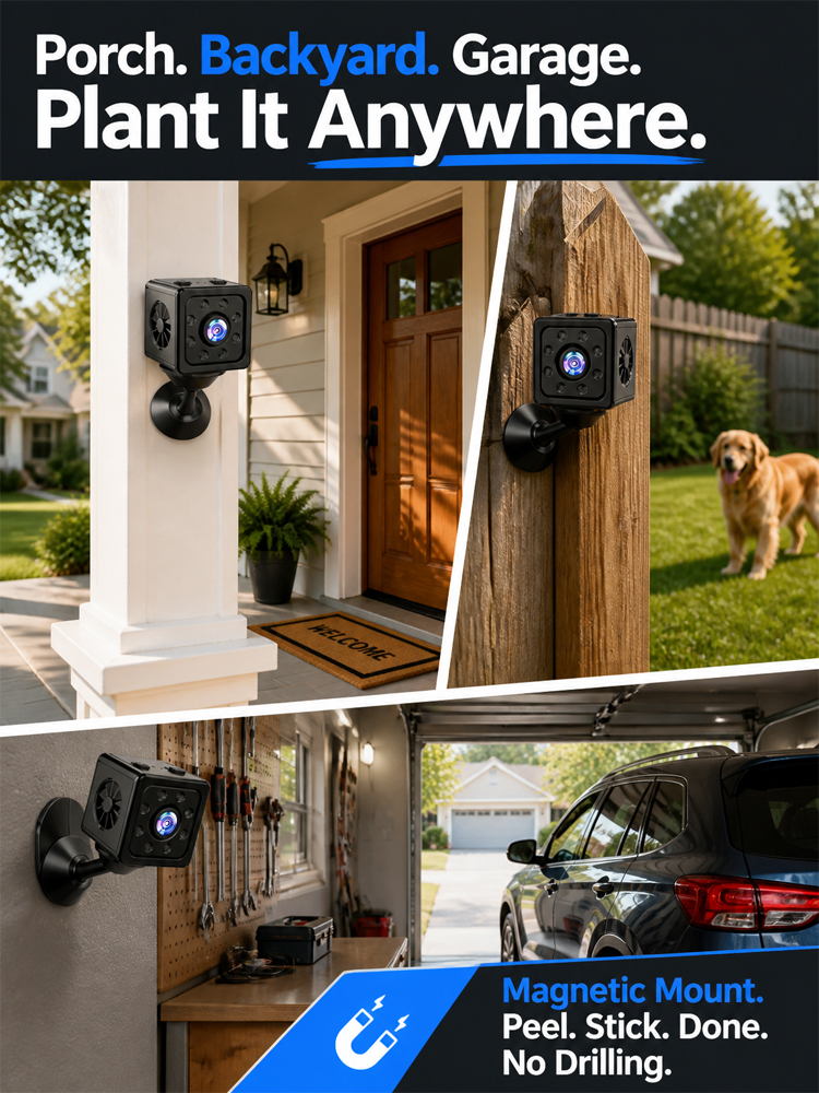 🕵️‍♂️ Invisible Wireless HD Camera – Zero Setup, Zero Fees, Total Peace of Mind