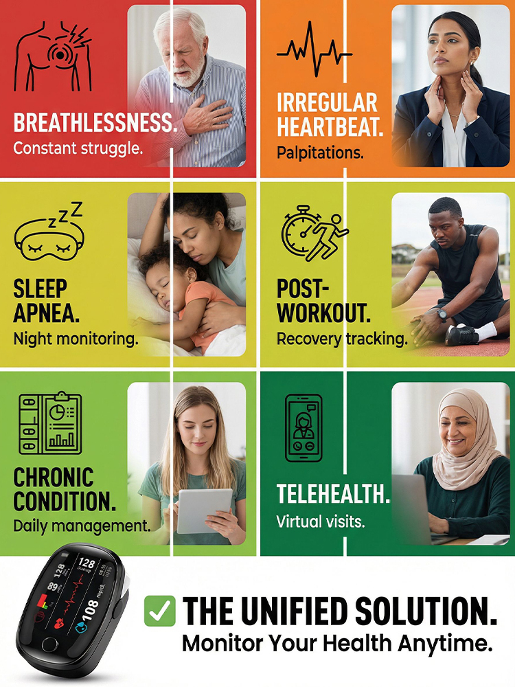  Finger Pulse Oximeter